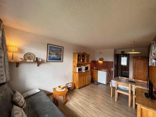 Beau Studio Cabine 4 pers, Parking, Balcon Sud, Les Saisies - FR-1-293-155 - 6