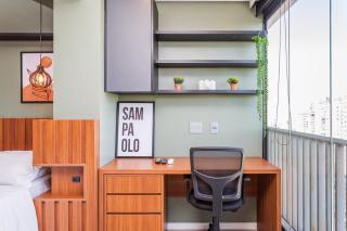 Studio moderno com vista e garagem em Liberdade São Paulo - 8