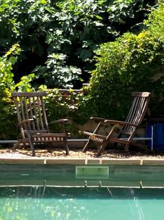 Chambre, terrasse et piscine de l'Impasse du Pressoir - Le Crès - 1