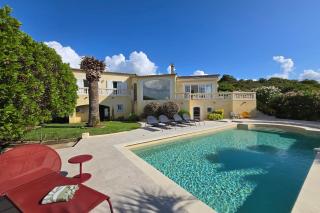 Villa de Prestige - clim - vue mer panoramique - piscine - 8 pers - 4 ch - Pietrosella - 8