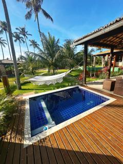 Gostoso RN Casa em Condomínio Piscina Churrasqueira privativas frente ao Mar - 5