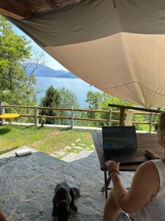 Mid of Nature ' Bella Vista Lago Maggiore charmant mit traumhaften Seeblick, Terrasse und großen Garten - Ghiffa - 0