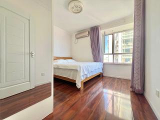 Muju Qingdao Twin Family Room Near Metro Line 3 Near May Fourth Square MixC - 4