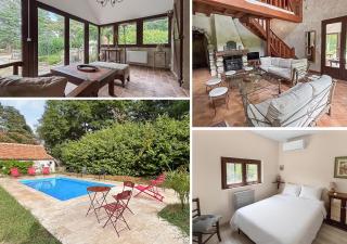 Piscine, jardin boisé & espace familial - 9