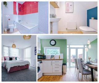 Four Bedroom House by Brookland Stays Serviced Accommodation Short Lets Manchester with Free WiFi - 9