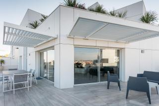 Port Marianne duplex sur toit, clim, superbe vue - 0