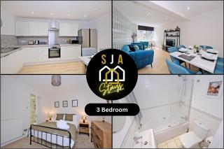 Bon Accord Square - SJA Stays - Modern 3 Bed Apartment - 0