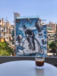 Cosy apartment next to Larissa station 100Mbps & Balcony - Athens - 4