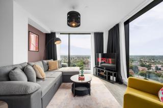 Skyline Old Trafford flat by City SuperHost - 0