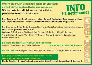 Deine Pension, Double Room P1, 1-2 beds, 10qm, Check-in 4PM - 5AM - 8