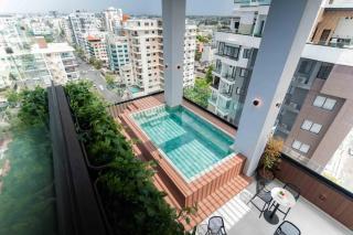 NEW Luxury 2BR Apartment with Gym, Rooftop Pool, Sauna, Longe, Sky View in Downtown - Santo Domingo - 9
