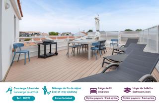 Appart pour 6 adultes et 2 enfants avec terrasse - Noirmoutier-en-l'lle - 9