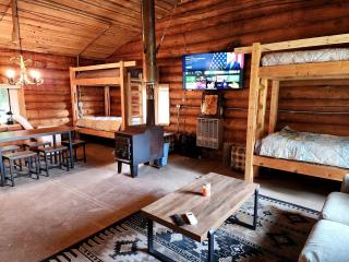 Secluded Rustic Cabins with Private Pond & Trails near ORV Routes in White Cloud, Michigan - 5