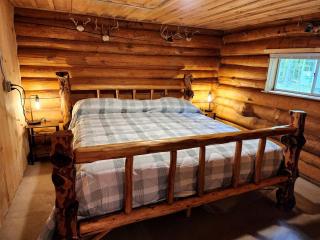Secluded Rustic Cabins with Private Pond & Trails near ORV Routes in White Cloud, Michigan - - 3