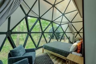 Luminous Geodesic Dome Retreat Near Freeport Beach, Maine - Freeport - 4