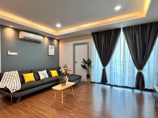 Kuching Cozy Vivacity Megamall Jazz Suite 3BR 9Pax - Kuching - 8