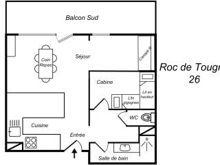2 Pièces Lumineux, Balcon Au Soleil, Méribel - FR-1-182-133 - 1