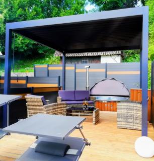 Love Room La Courtisane - Spa sur terrasse de 40 m2 - love-room-alsace-67 - Niederbronn-les-Bains - 6