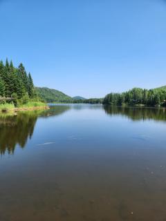 Lakefront luxury private dock hot tub 300mbps Wifi Games & more ! - Saint Adolphe D'Howard - 5