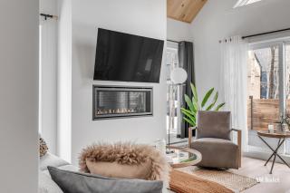 Aigle Blanc Comfort & Nature Spa Fireplace & Furnished Terrace - Pont-Rouge - 7