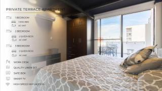 507 Private Terrace 3Bdroom 2Bath AC dwntn CDMX - Mexiko-Stadt - 9