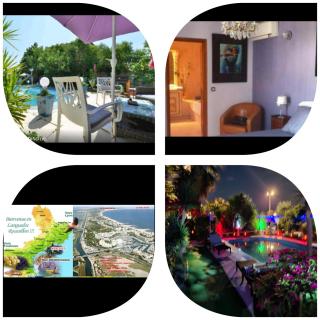SUITE-Junior -Villa HÉLÈNE - Montpellier Sud - aéroport- PISCINE Privée-2mn des plages - Pérols - 8
