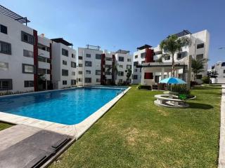 Departamento y Terraza Privada, Grill, Alberca y Aire Acondicionado - 4