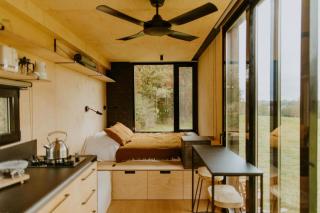 Parcel Tiny House l'Atrée au bord d'un étang - Saint-Martin-des-Champs - 1