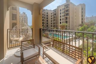 Vogue Madinat Jumeirah Living with Balcony and Pool - Burj AlArab views - Two Bedroom Apartment - 9