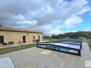 Maison Périgourdine avec Piscine Privée et Climatisation - FR-1-616-496 - Bayac - 0