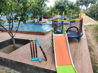 Sivarama garden resort 5star stay swimming pool 2BHK dorathota to bheemunipatam beach road - Visakhapatnam - 0