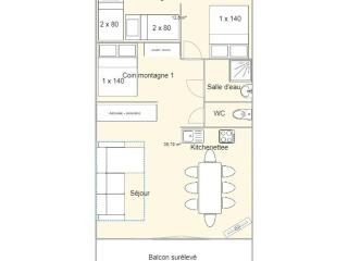 Séjour familial aux Saisies - 8 pers - FR-1-594-335 - 9