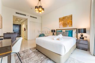 Furnished Studio Near Circle Mall, Close to Parks, Jogging Tracks, Bus Stops And Grocery Stores - Damac Ghalia, JVC by Deluxe Holiday Homes - 3