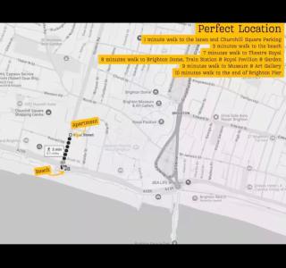 Beachfront, 2-bedroom, Sleeps 5, long stays - Brighton & Hove - 4