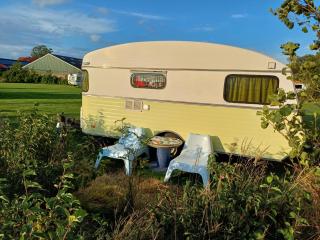 Retro caravan het Uiltje nabij het Sneekermeer - Terzool - 3