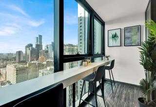 Prime CBD Location - Modern Melbourne Apartment with Enclosed Balcony Free Tram Access - 9