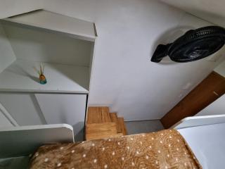 Suíte privativa com cozinha e cama mezanino - 4