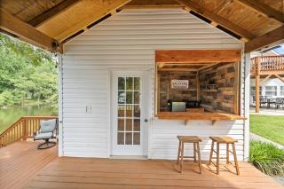 Lakefront Cottage with Private Beach - 1