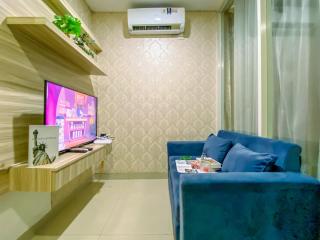 Cozy and Elegant 1BR Apartment at Atlanta Residences By Travelio - Depok - 8