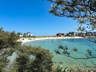 Haus am Strand - Ferienwohnung für 4 in Olpenitz mit Dachterrasse, Strandzugang und Ostseeblick - 4