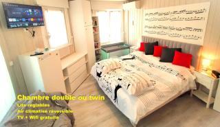 Appartement climatisé 2 chambres avec Sauna à 5mn de la plage Animaux acceptés de 2 à 9 nuits Maxi - 0