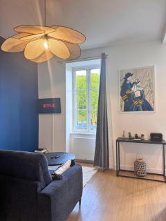 Vue Odet - calme & lit Queen Size à Quimper - 9