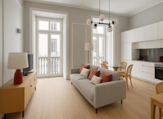 2 bed flat with Balcony in Central Lisbon - 0