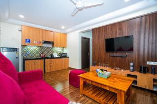 Skylight BnB F203 - 2BHK with pool near Candolim beach - Candolim - 2