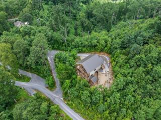 Out of the Ashes is a brand new 3 bedroom cabin with high end touches, hot tub, and a mountain view! - 2