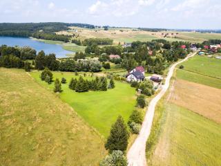 Dom na mazurach, sauna, jacuzzi, jezioro Garbas, łódka, 5 sypialni - - 5