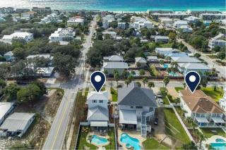 Sleeps 36 2 Homes Walk to Beach Priv Pool Hot Tub Tidal Wave Seacrest by AvantStay - Destin - 4