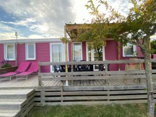 Mobil-home 40m² avec Terrasse pour 6 au Camping Le Boulou - API-1-52-512 - Le Boulou - 0