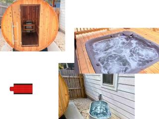 Venetian Beds, Outdoor Barrel Sauna, Hot tub, Cold Plunge - 7