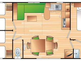 Chalet de 6 personnes avec terrasse - API-1-52-792 - Seillac - 2